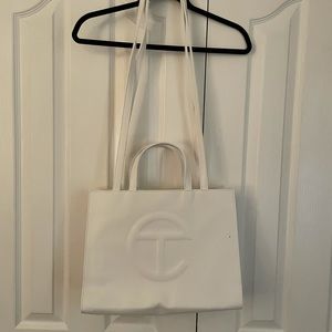 COPY - White telfar I am the second owner a little scratch up at the bottom now